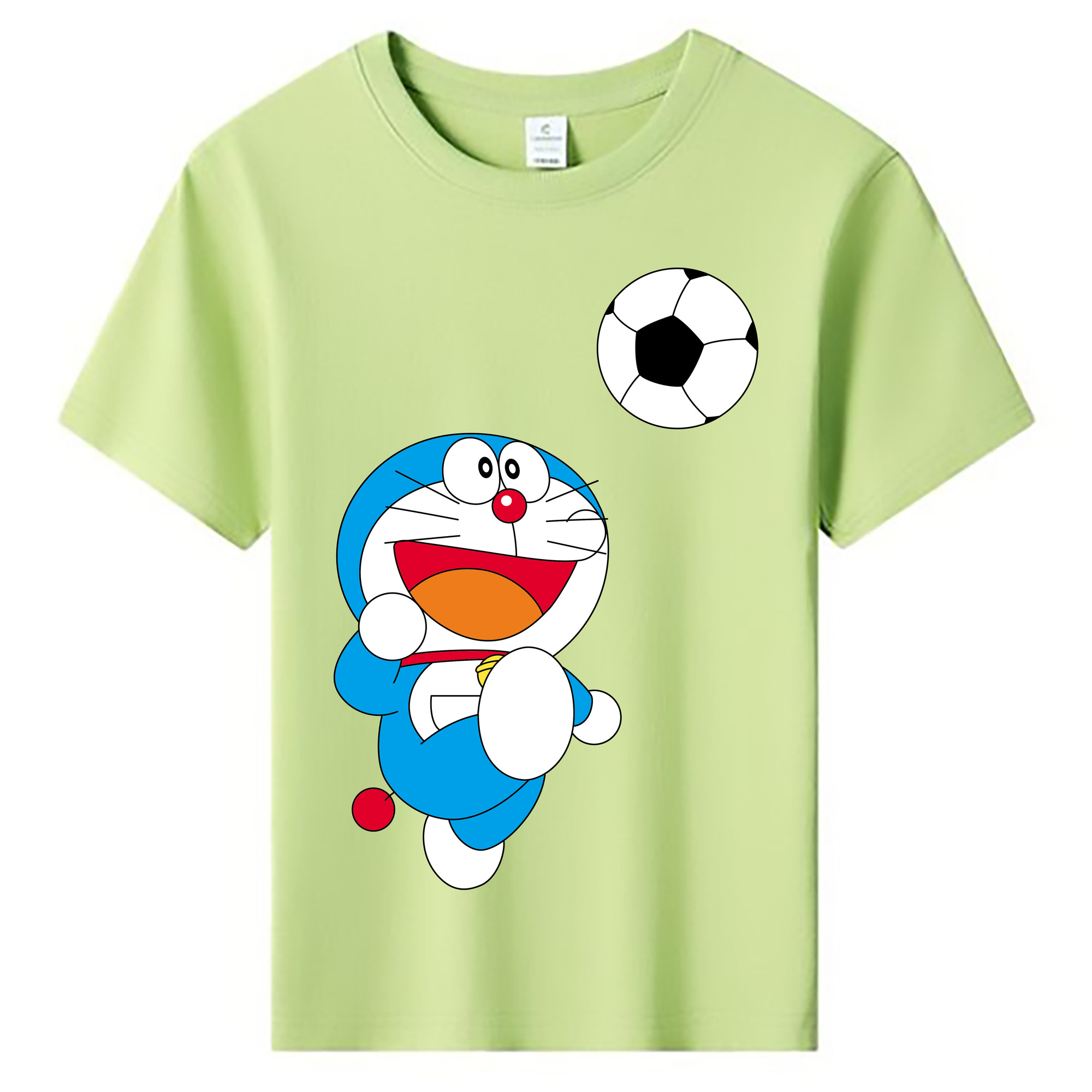 （画像用） ドラえもん Doraemon 綿100％キッズTシャツ（フロントプリント）